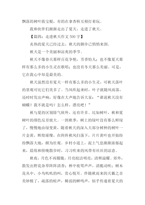 走进秋天作文500字.docx