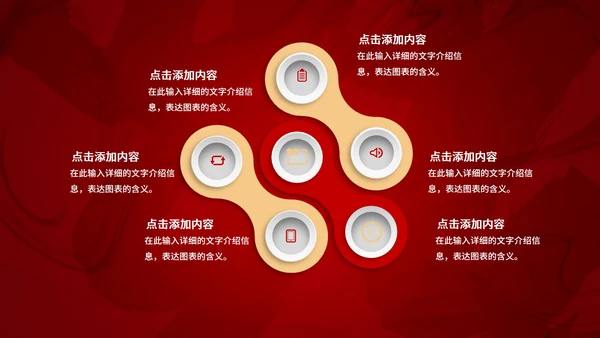 火红年会企业宣PPT模板