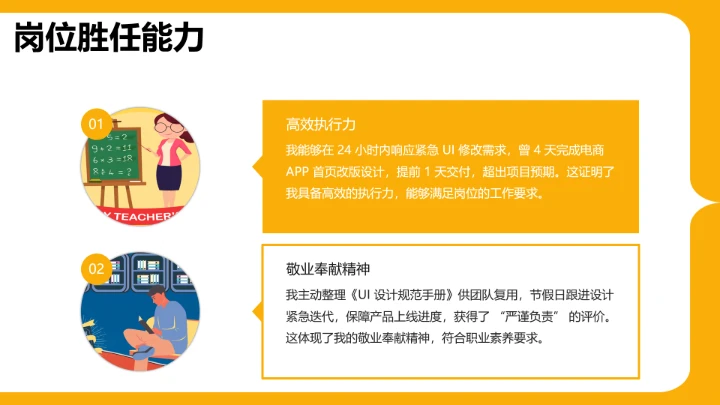 视觉传达与设计专业大学生求职综合展示职业生涯规划通用PPT12