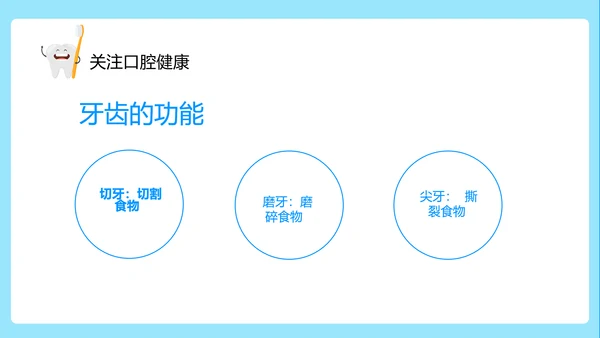 关注口腔健康卫生保健知识讲座ppt课件模板