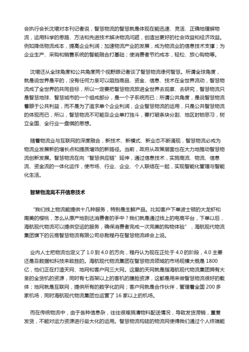 智慧物流以信息技术提升消费体验.docx