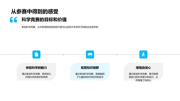 科学竞赛解析与感悟PPT模板