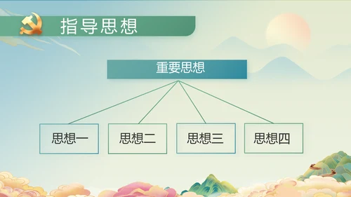 党建党支部年终工作总结汇报PPT党课