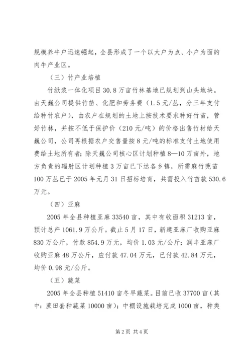 县政府关于15月重点工作的情况报告.docx