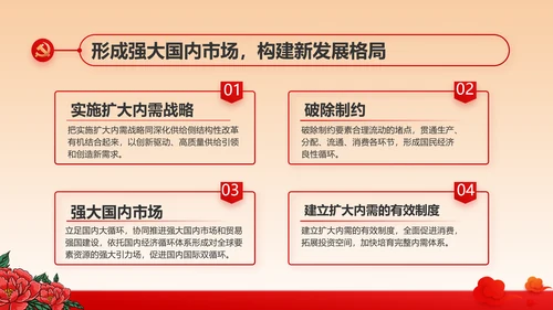 红色党建社区民主生活会学习主题动态PPT模板