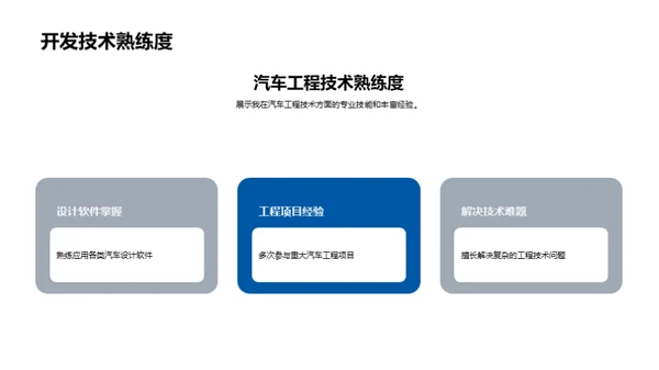 汽车工程师的成长之路