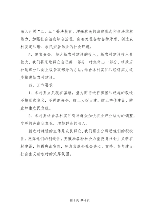 新农村工作计划范文.docx