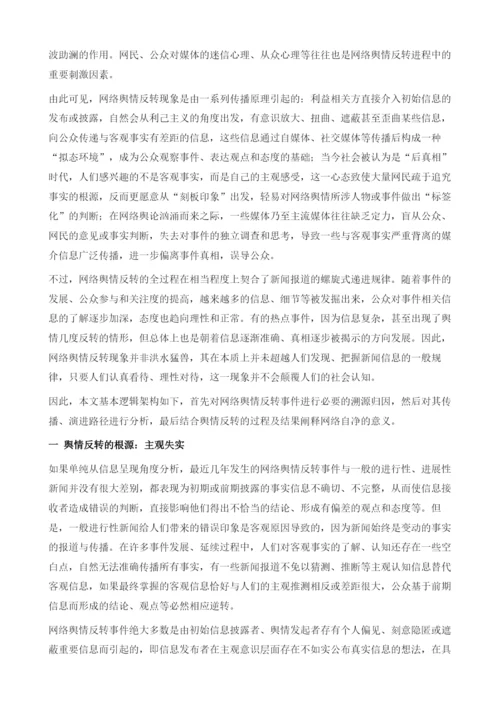 网络舆情反转现象剖析-溯源归因、路径分析及意义阐释.docx