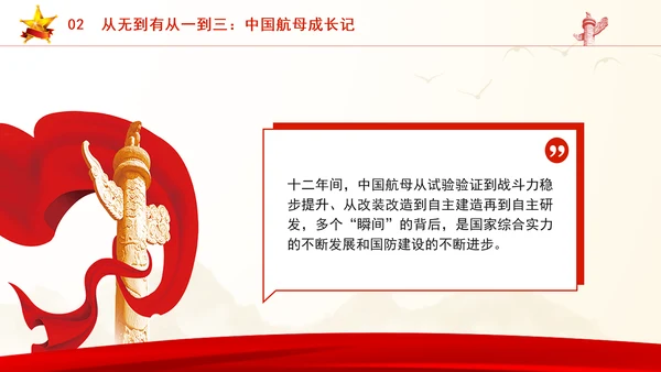 学习航空母舰与祖国军事发展伟大成就ppt科技