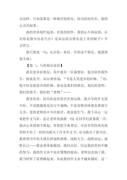 与你相识真好作文.docx