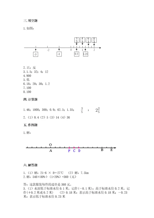 小升初数学期末测试卷（名校卷）