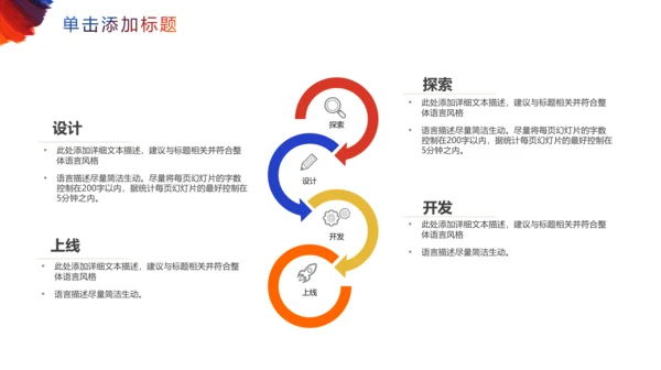 个性彩色岗位竞聘通用PPT模板