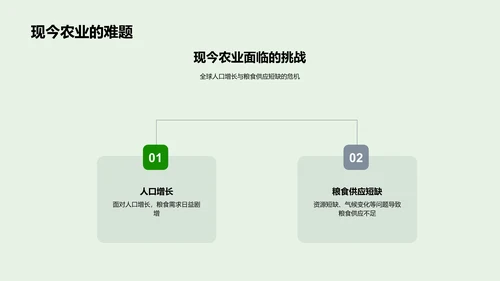 农业创新技术路演PPT模板