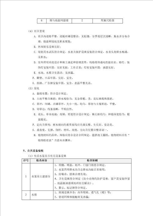 新专项项目物业接管验收操作指引