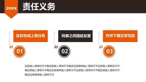 企业岗位竞聘述职报告通用PPT模板