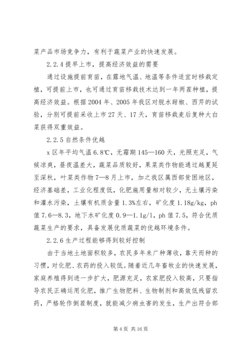 双孢菇基地建设项目可行性报告 (2).docx