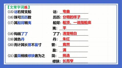 第三单元复习课件 2023-2024学年统编版语文八年级下册(共58张PPT)