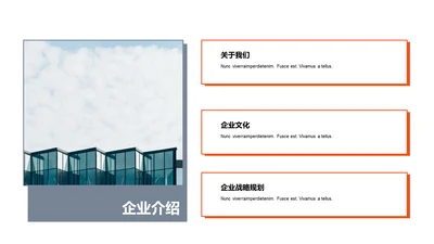 单色扁平3项企业介绍