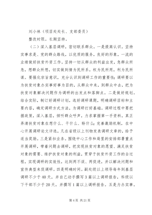 群众路线教育实践活动整改方案 (4).docx