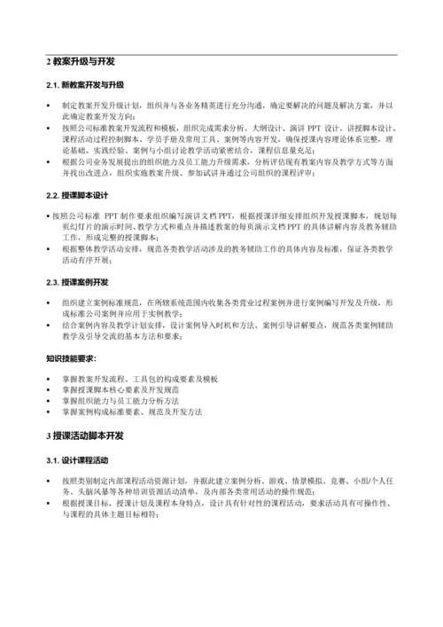 讲师专业任职资格标准.docx