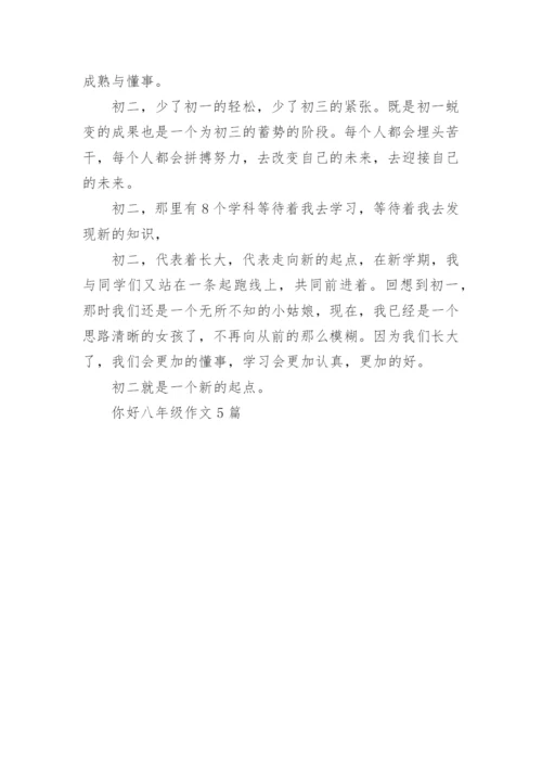 你好八年级作文范文5篇.docx