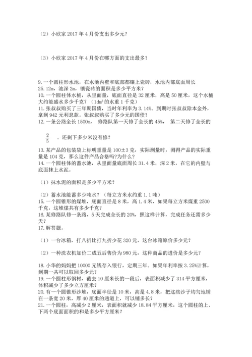 小升初数学应用题50道（培优a卷）.docx