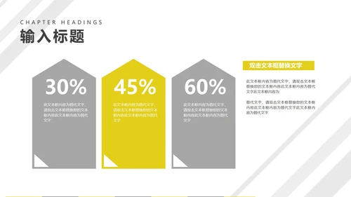 白色几何风工业风项目进度工作报告PPT模板