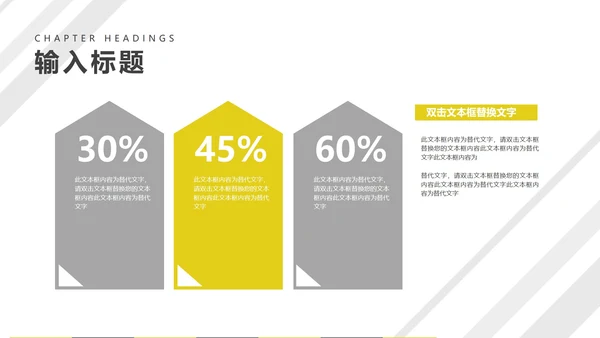 白色几何风工业风项目进度工作报告PPT模板