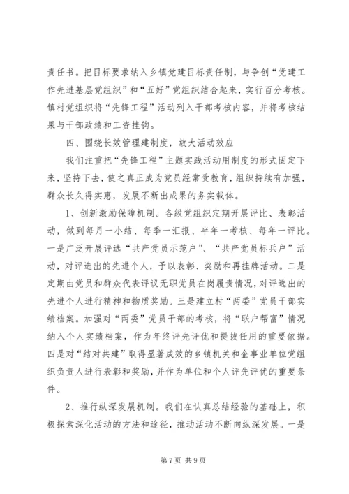 开展农村党员“先锋工程”主题实践活动的经验 (2).docx