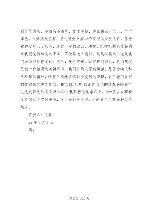 党员思想汇报《新时期党员价值观之我见》.docx
