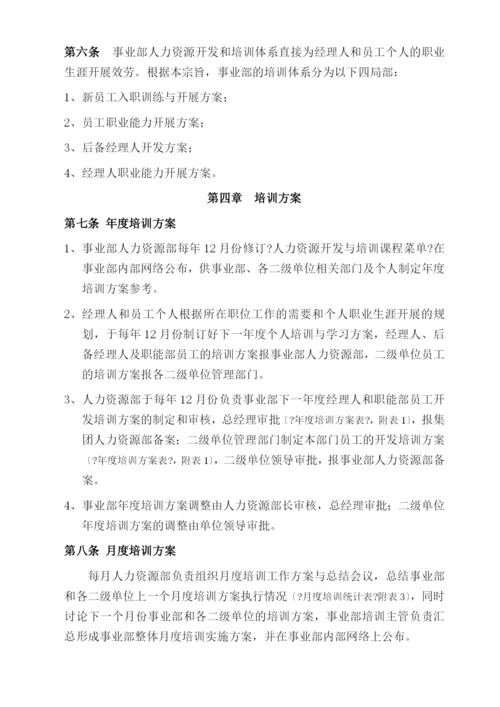 人力资源开发与培训制度.docx