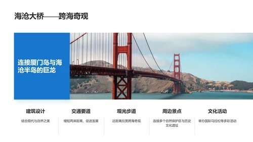 厦门印象城市旅游介绍PPT模板