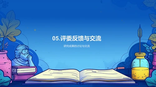 哲学研究答辩报告PPT模板
