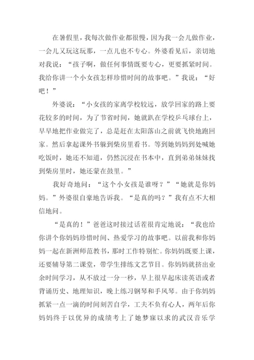 珍惜时间的人作文.docx