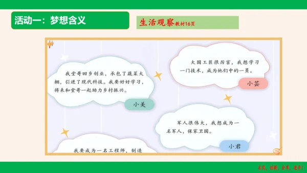 3.1《做有梦想的少年》教学课件(共28张PPT)