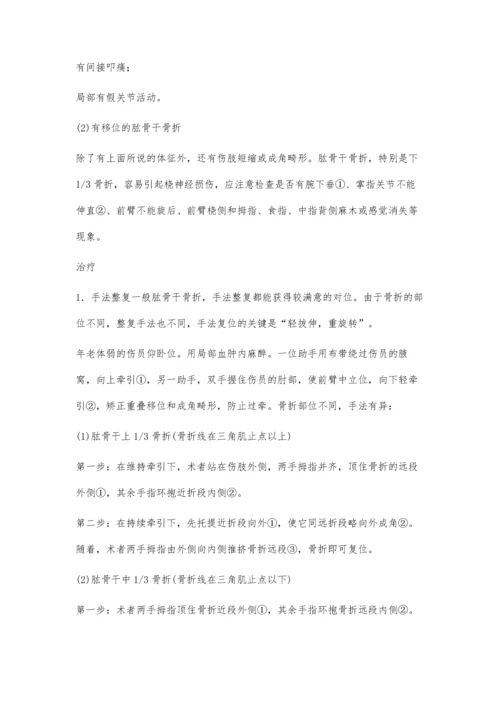 肱骨干骨折的临床诊疗.docx