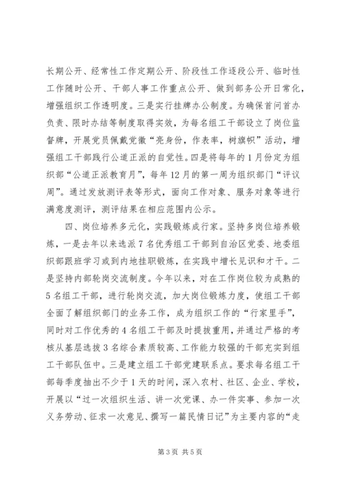 学习组织部门自身建设心得体会 (2).docx