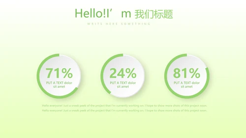 绿色小清新时尚春季护肤动态PPT