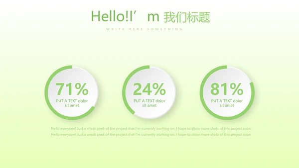 绿色小清新时尚春季护肤动态PPT