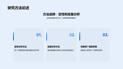 管理学答辩报告PPT模板