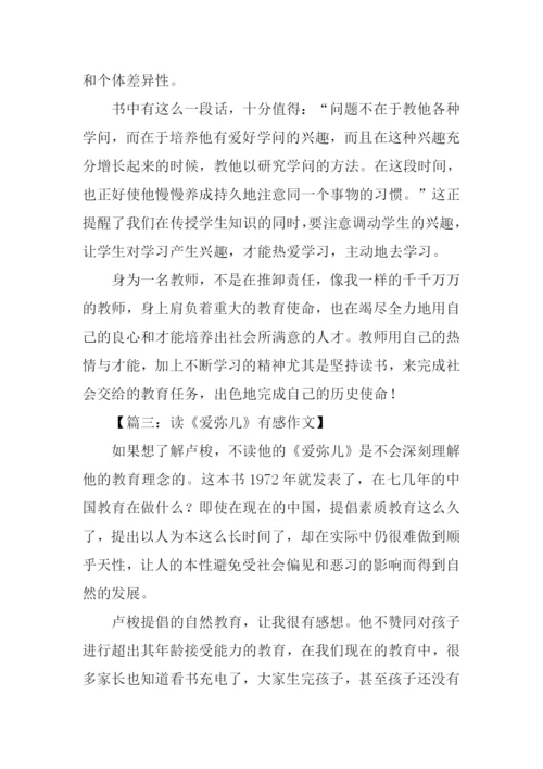 爱弥儿读后感1000字.docx