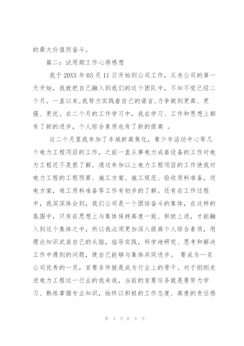 试用期工作心得感想.docx