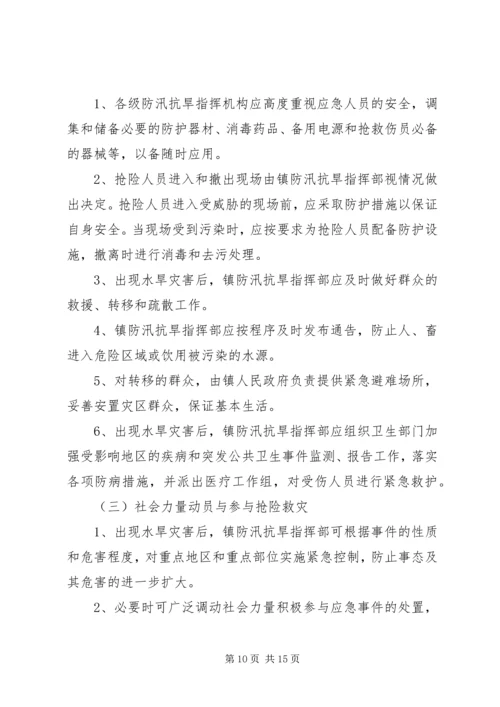 马蹄镇中小学XX年防汛工作应急预案 (2).docx