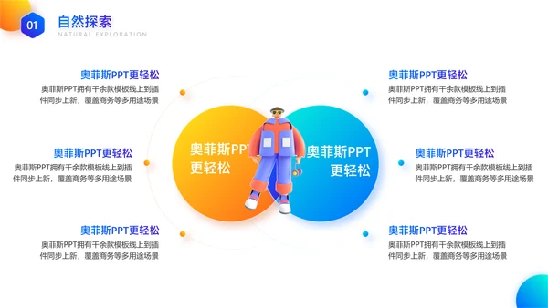 白色3D风社团户外活动策划方案展示