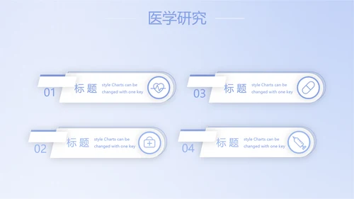 蓝色简约智能医疗工作总结汇报动态PPT模板