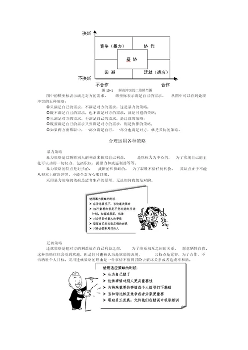 如何处理冲突
