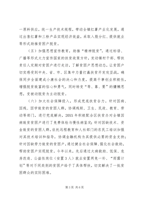 乡镇年终扶贫开发工作总结.docx