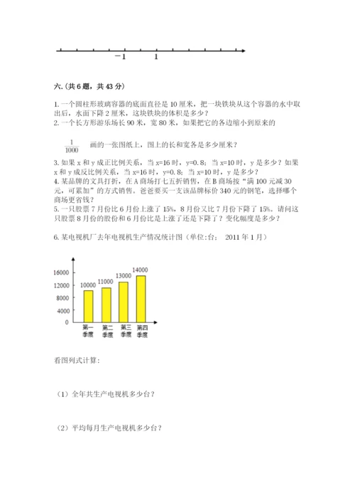 最新西师大版小升初数学模拟试卷附答案（实用）.docx