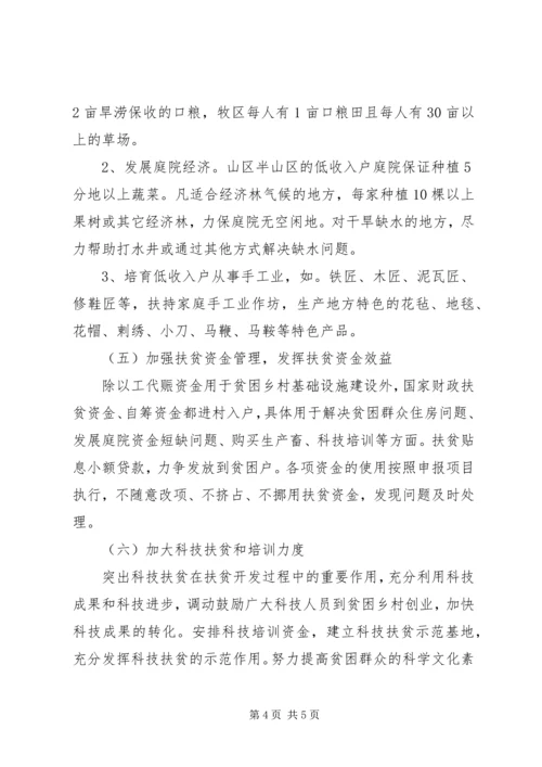 县扶贫工作长效机制调研报告.docx