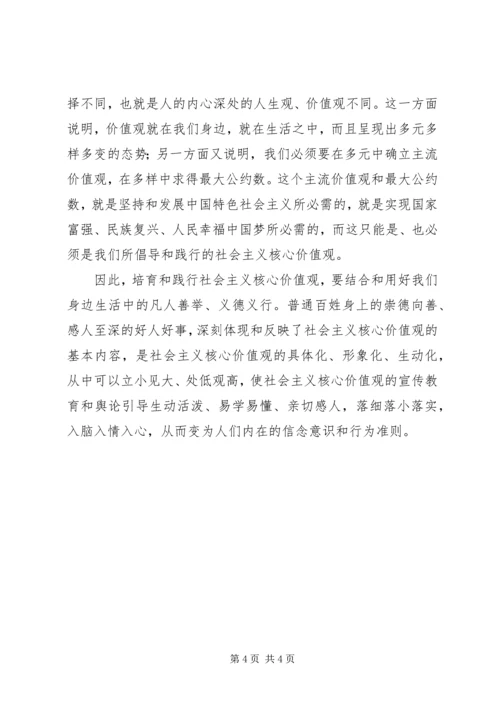 对社会主义核心价值观的心得体会 (6).docx